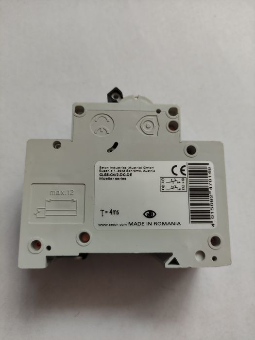 Wyłącznik EATON CLS-C4/2-DC-DE 247814 oraz CLS-C6/2-DC-DE 247815 nowe