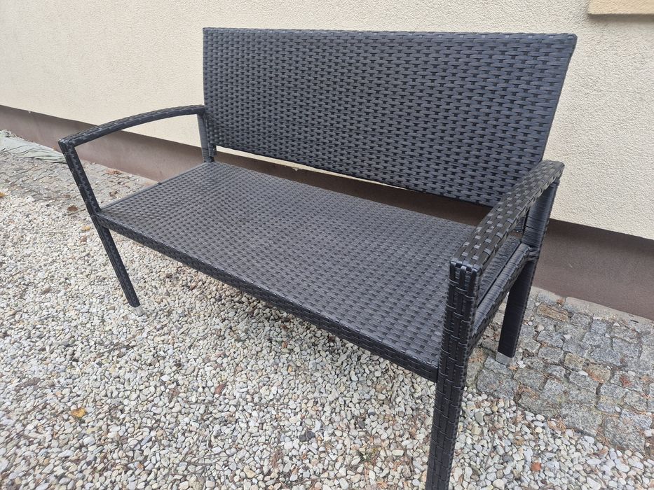 Ławka ogrodowa technorattan