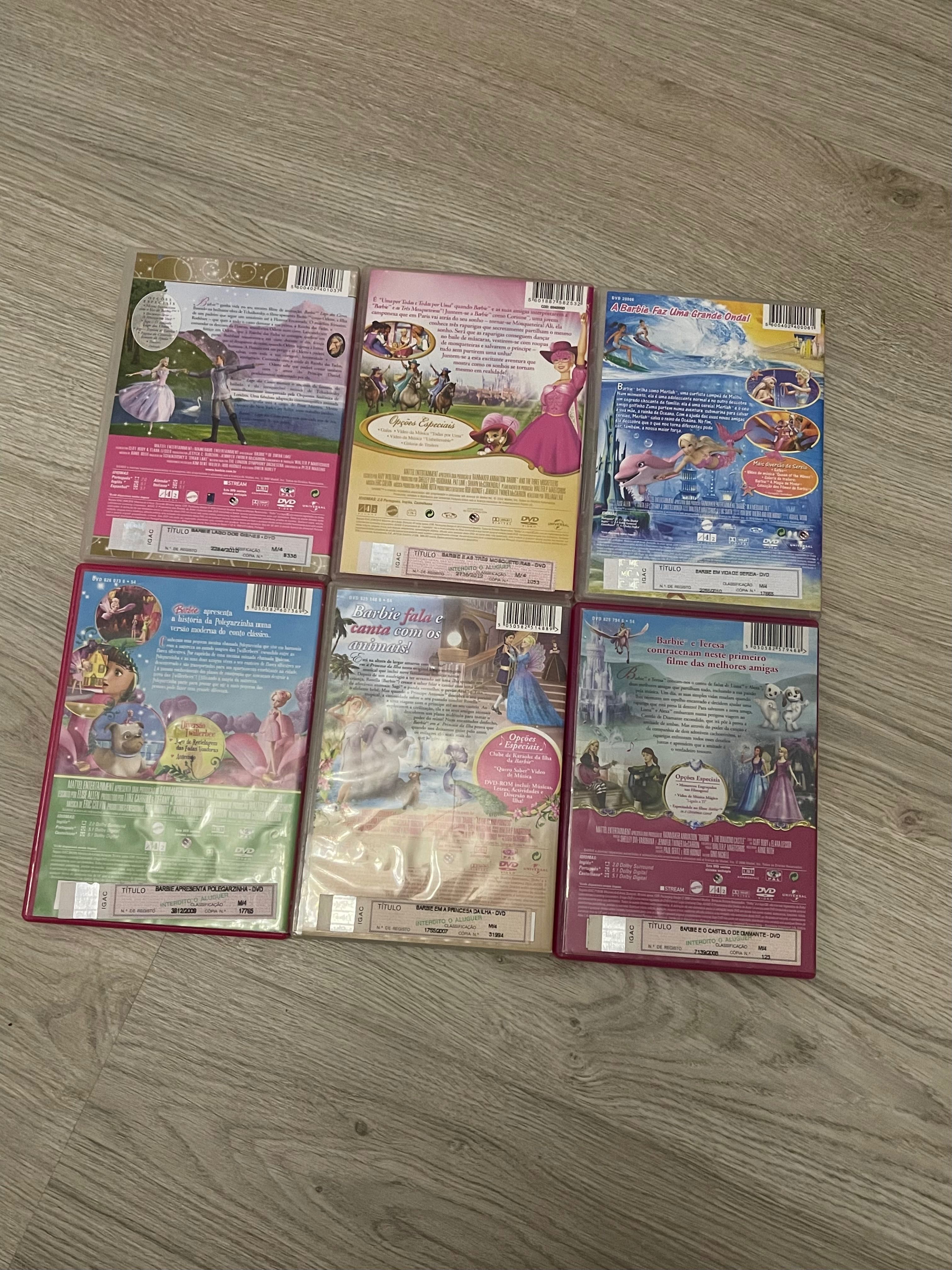 Lot DVD Barbie em português