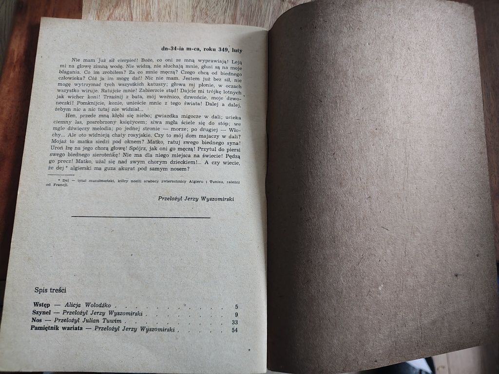 Szynel Opowiadania Mikołaj Gogol