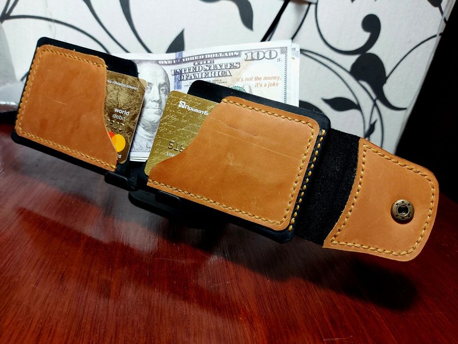 Мини портмоне кожа