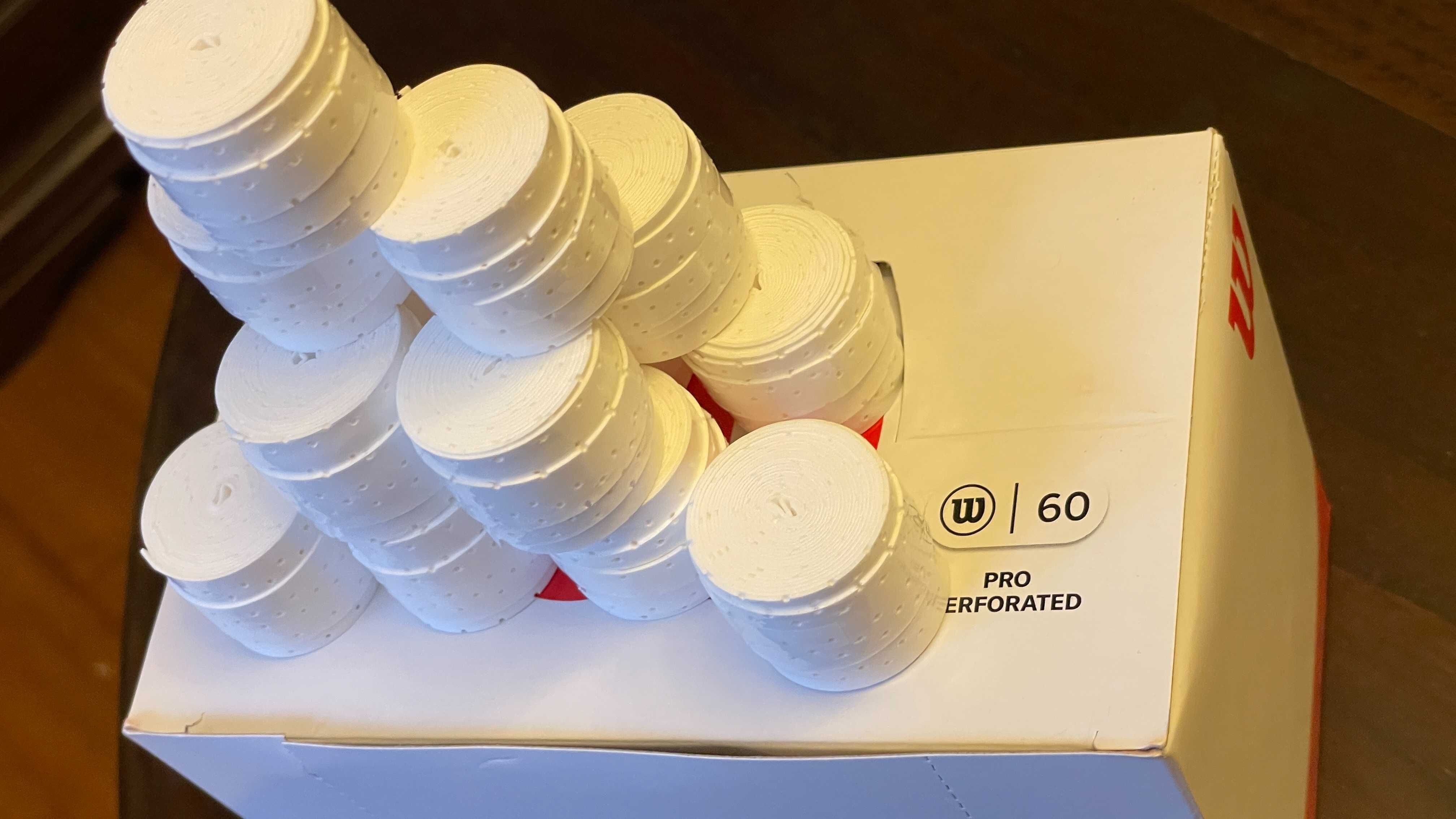 20 Overgrip Wilson Perfurados | Feel Pro