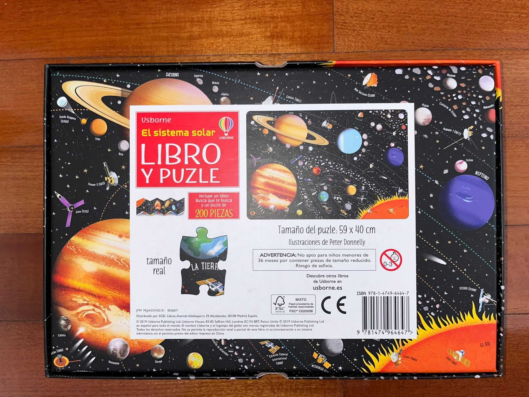 Puzzle El Sistema Solar (200 peças), Usborne