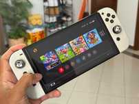 Nintendo Switch OLED - DESBLOQUEADO -  Cartão 512GB + Acessórios