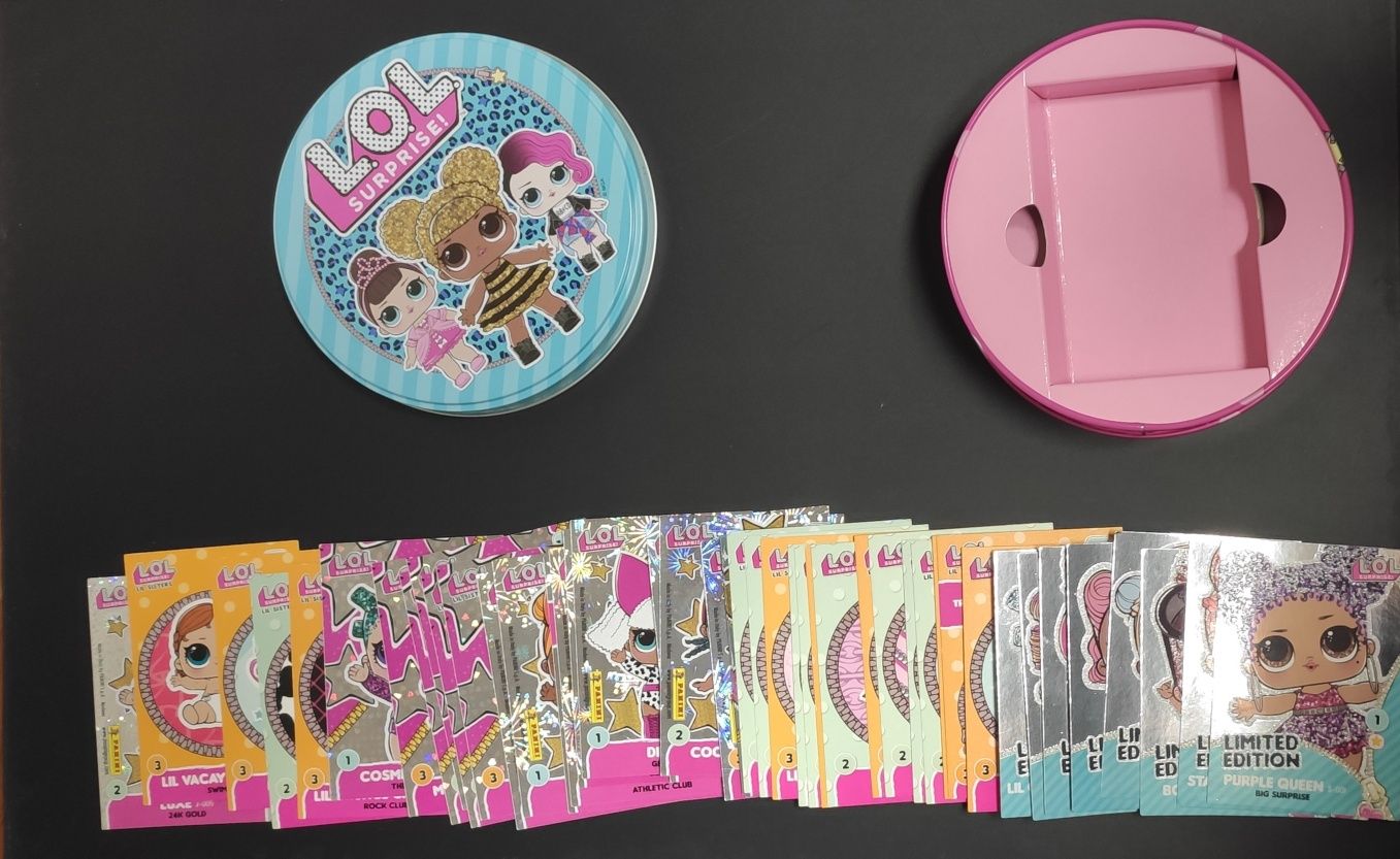 LOL SURPRISE! Caixa de metal com cartas