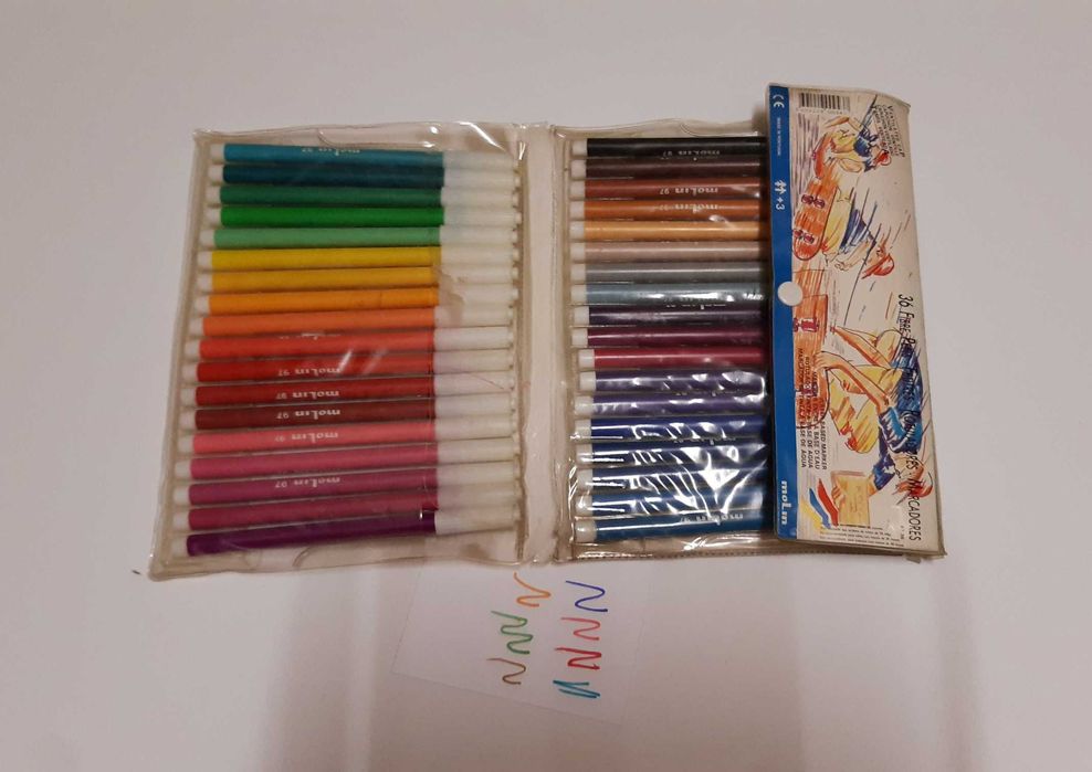 Marcadores Molin anos 80