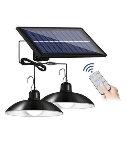 2 x Lampa Solarna Żyrandol Halogen Led OZDOBNY