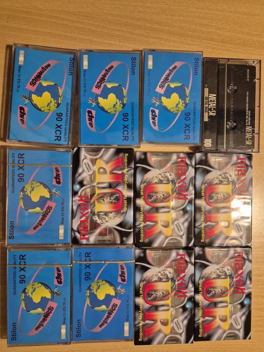 Sprzedam kasety  używane oraz nowe