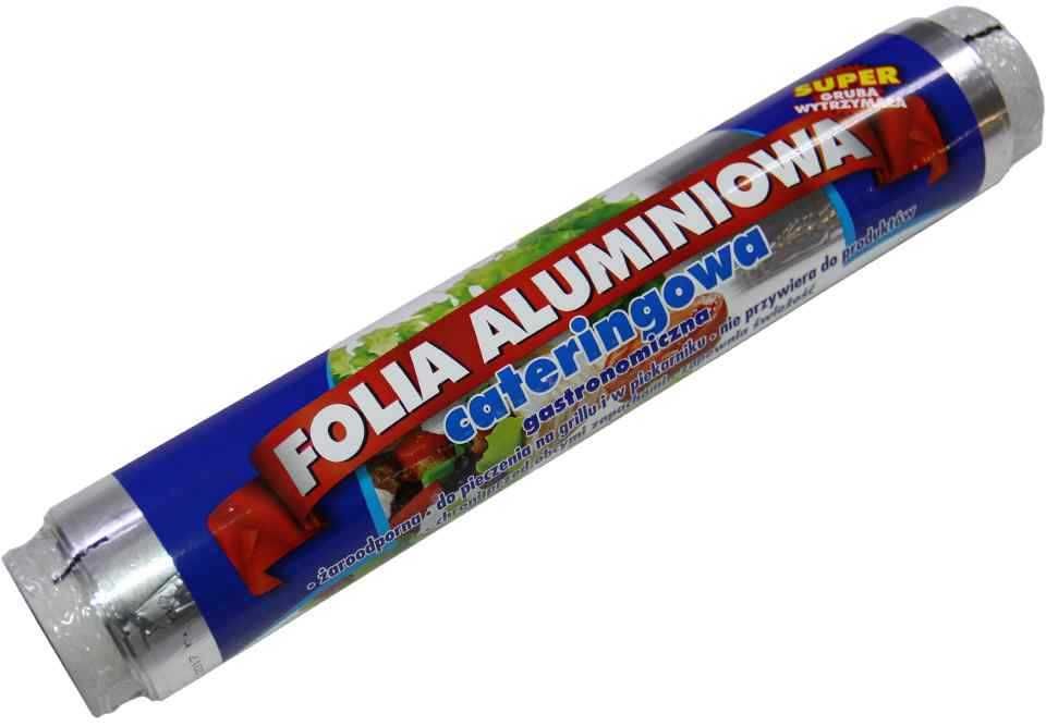 Folia aluminiowa cateringowa XL SUPER GRUBA WYTRZYMAŁA