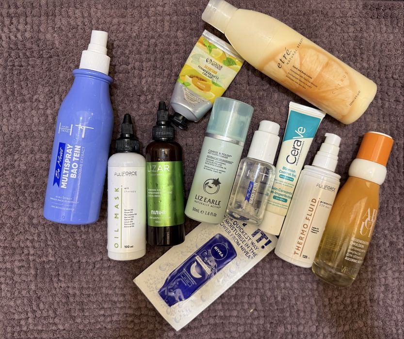 Лот набір косметики,крем для рук,для тіла,cerave,флюїд,термозахист,