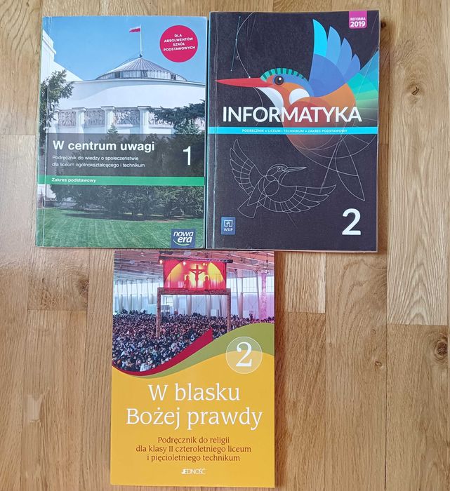 Sprzedam książki do liceum technikum