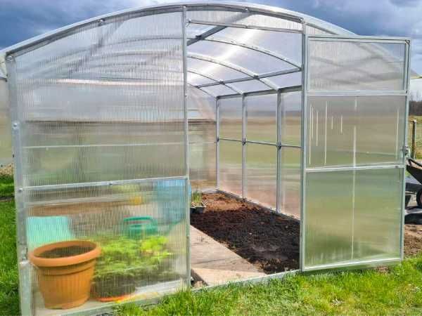 Szklarnia Proste ściany Poliwęglan 6mm 3x4 3x6 3x8 3x10 profil 40x20