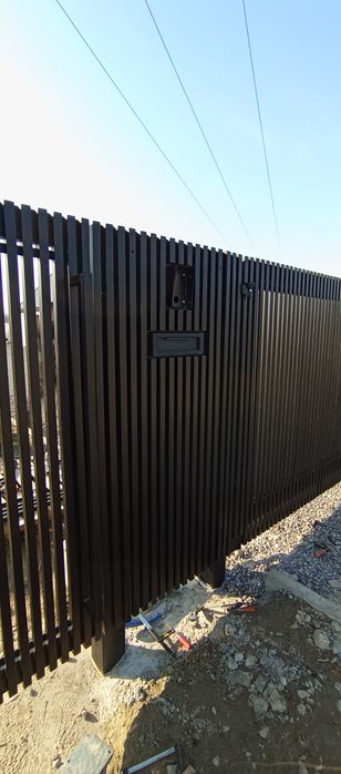 Nowoczesna Brama z Furtką