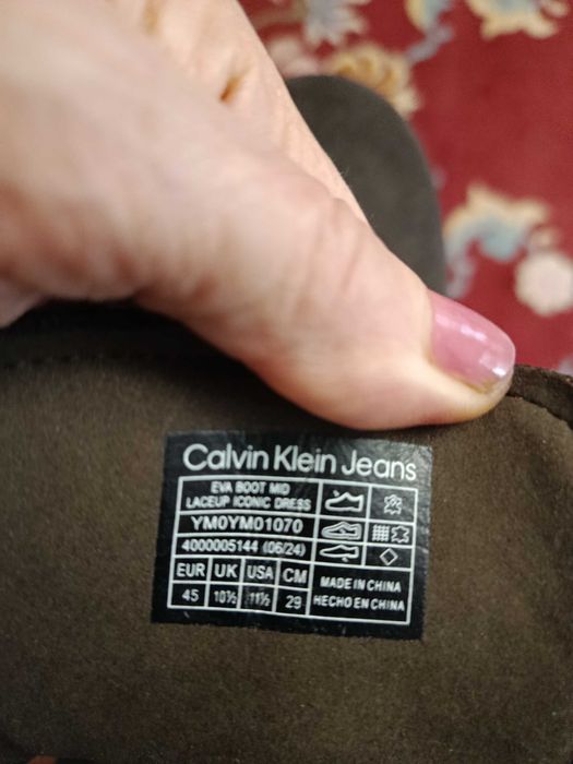 Ботинки Calvin Clein Jeans Оригинал Натур КОЖА