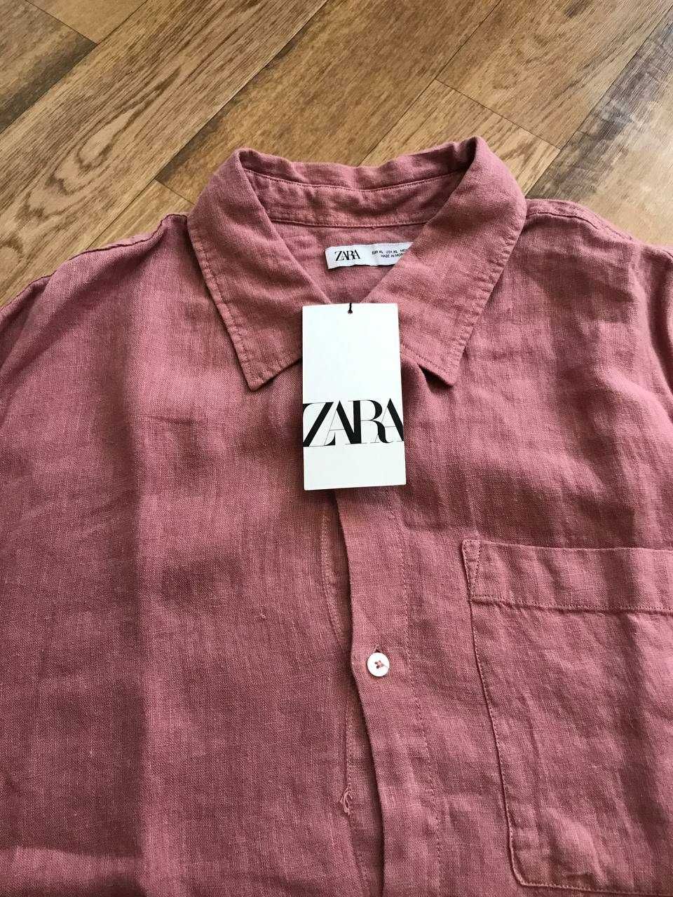 Костюм зі 100%-го льону ZARA (р. L-XL) Pink