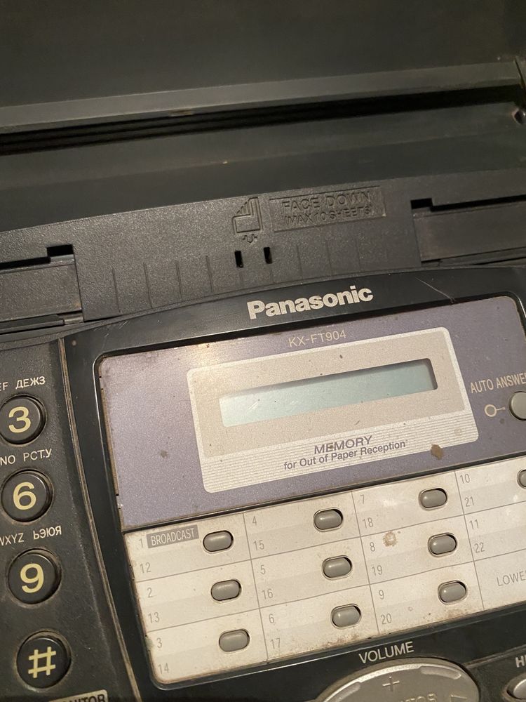 Факс факсимильный аппарат Panasonic KX-FT904UA