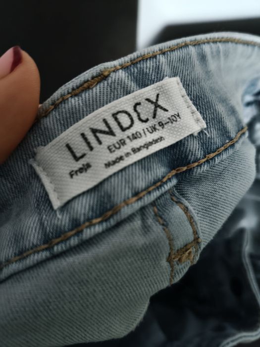 Spodnie jeans jeansowe dzwony  dziewczęce 140