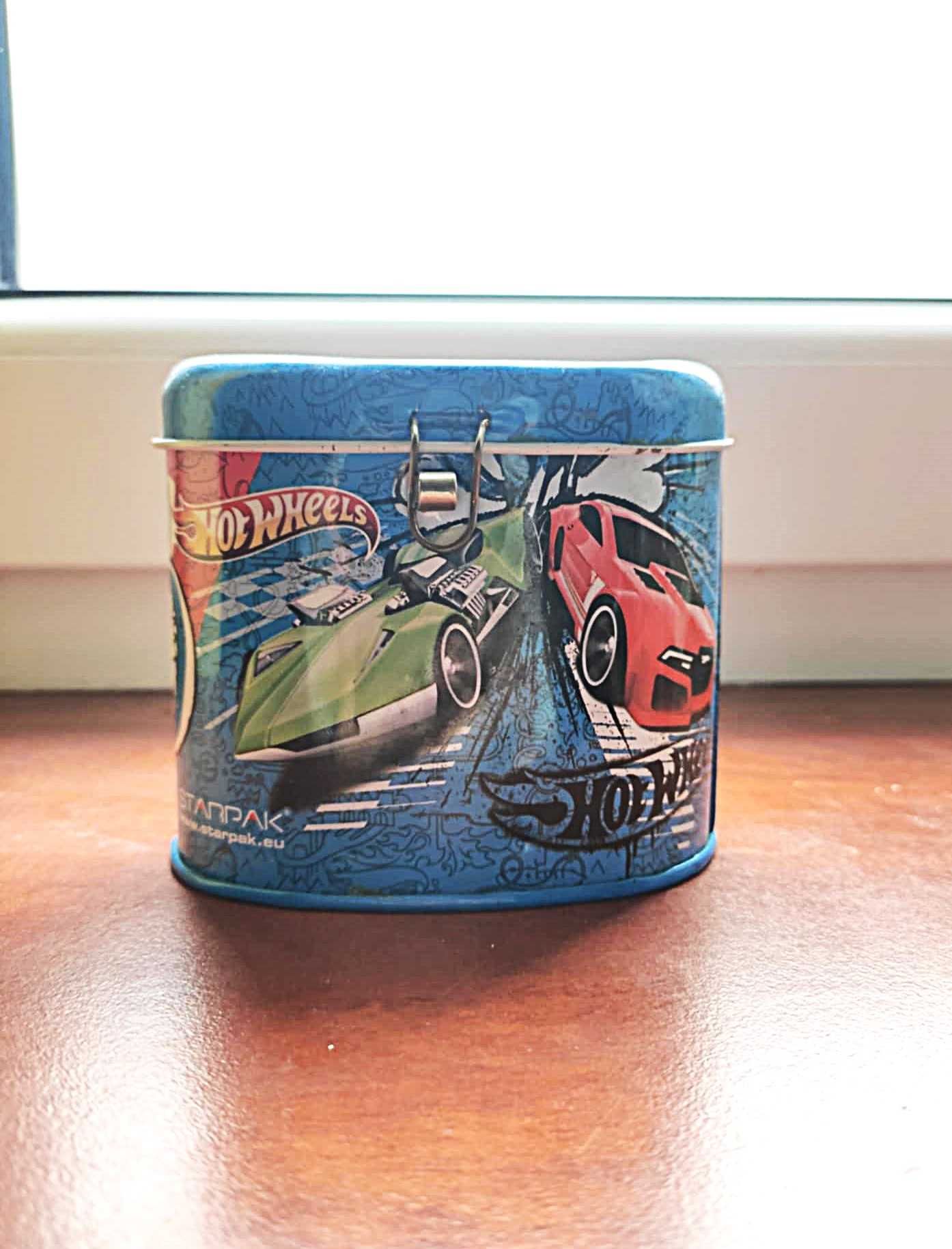 Skarbonka Hot Wheels – metalowa puszka dla dziecka – Katowice