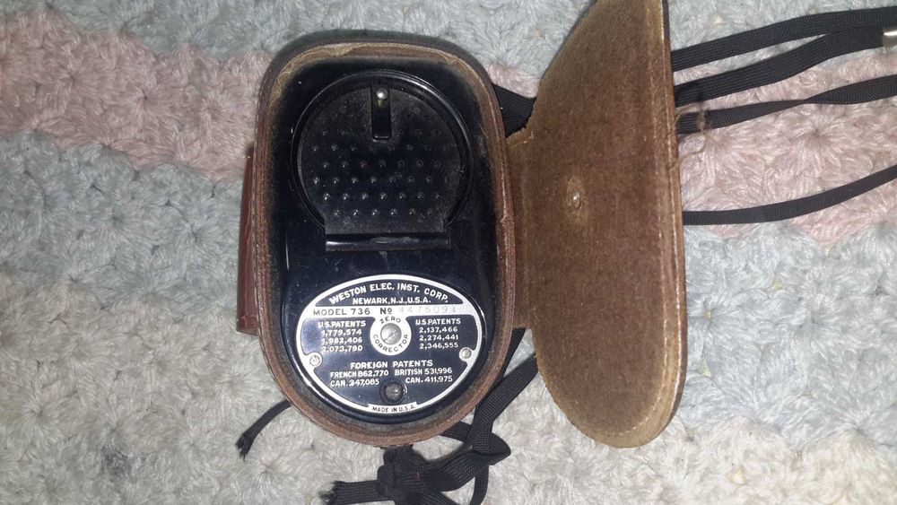 Weston master II modelo 736 ciné exposure meter