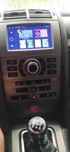 Radio 2din Android 11 Peugeot 407 04- szare gps wifi bluetooth