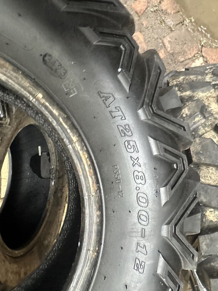 AT25/8.00 R12 шини на квадроцикл