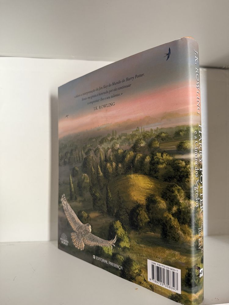 Livro Harry Potter e a Camara dos Segredos ilustrado
