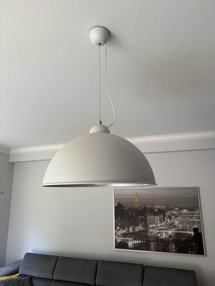 Nietuzinkowy Komplet lamp nocna stojąca fi 55cm i wisząca