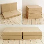 Materac gimnastyczny do ćwiczeń 100x100x10 4-częściowy Małpiszon