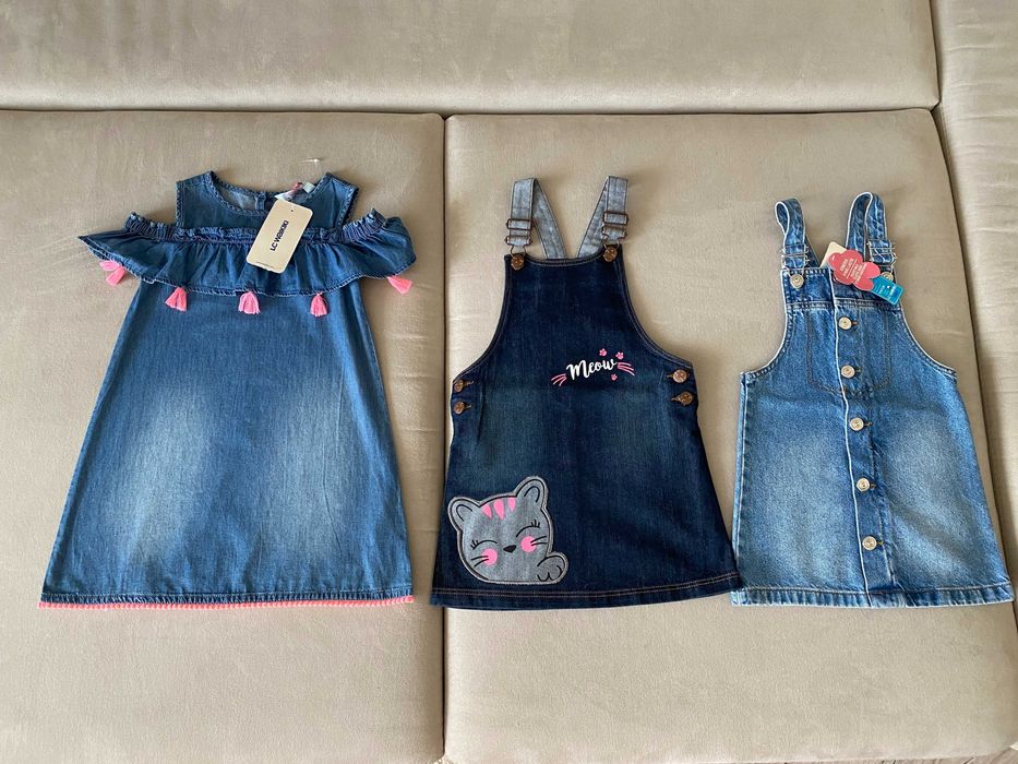 НОВОЕ Летнее Платье, Джинсовый Сарафан