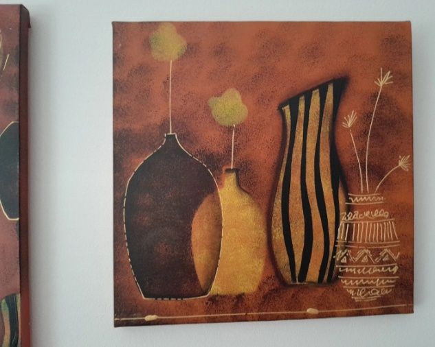 Conjunto de 4 telas de parede