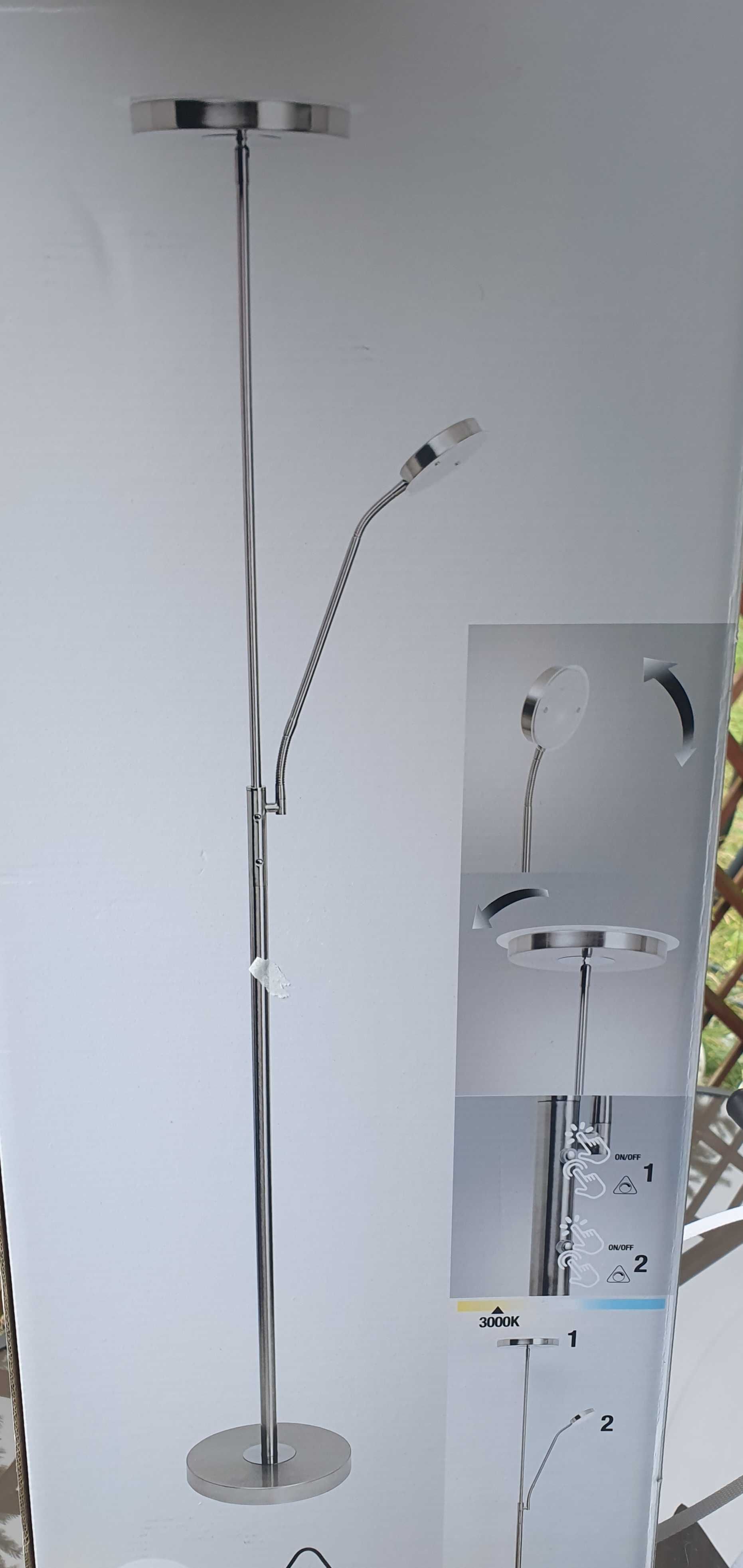 Lampa stojąca -podłogowa wysokosc 180 cm