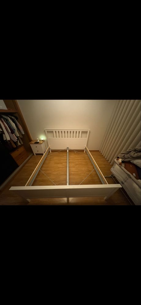 Cama IKEA Hemnes 180x200cm - Velatura Branca