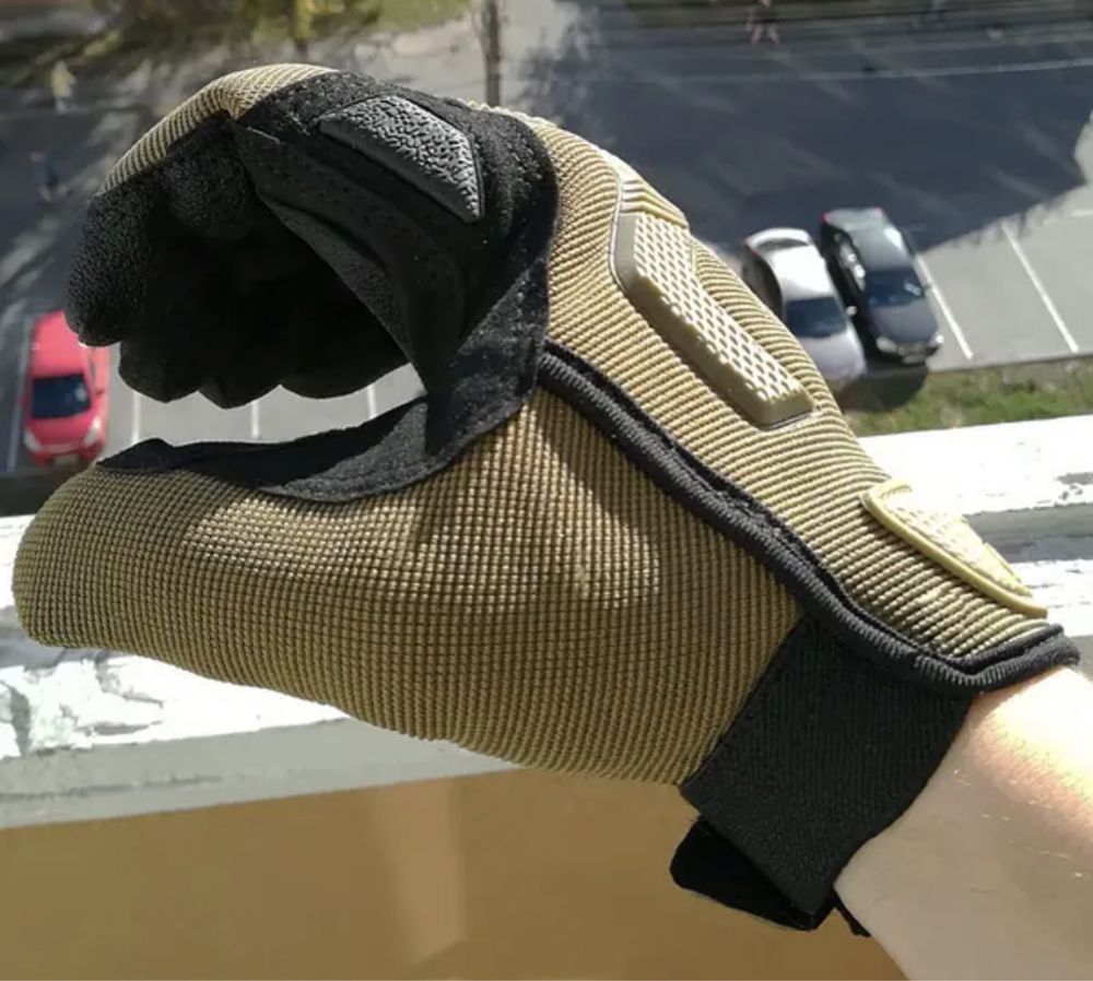 Тактические перчатки Mechanix M-Pact® в цвете олива и койот