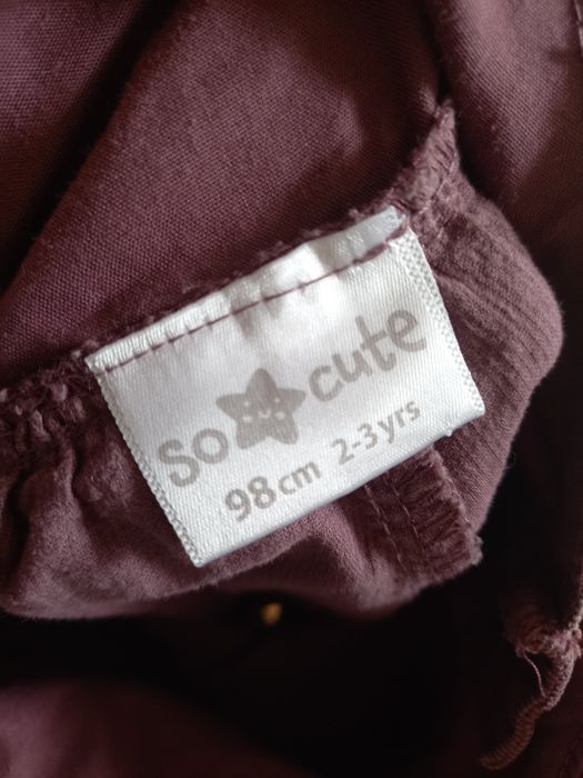 Ogrodniczki bordo 98