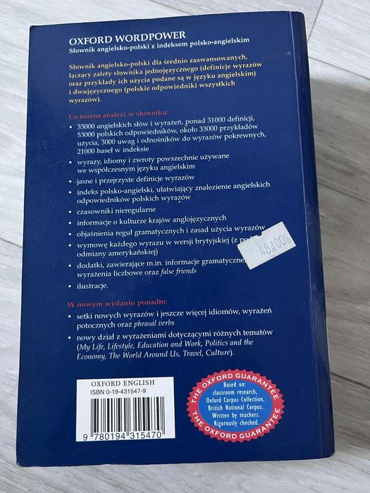 Słownik angielsko-polski Oxford Wordpower