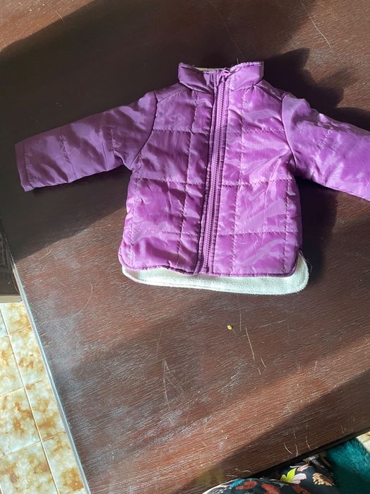 Blusão roxo menina 6-9 meses