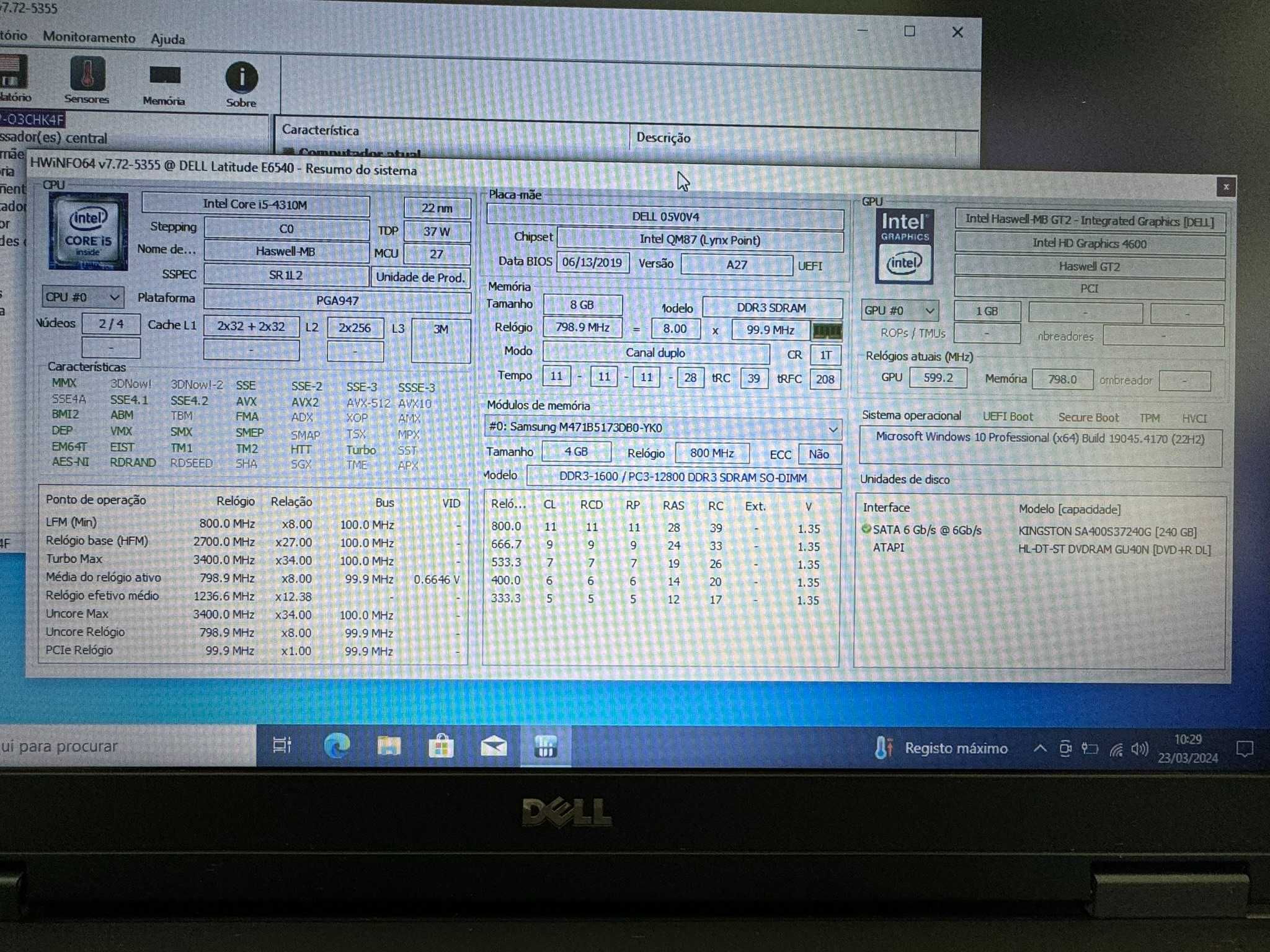 Portátil Dell Latitude E6540 Funcional OPORTUNIDADE