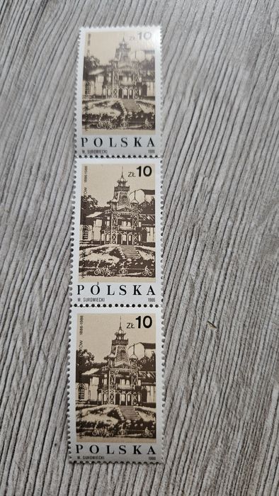 Znaczki pocztowe nowe 3 sztuki 1986 rok filatelistyka