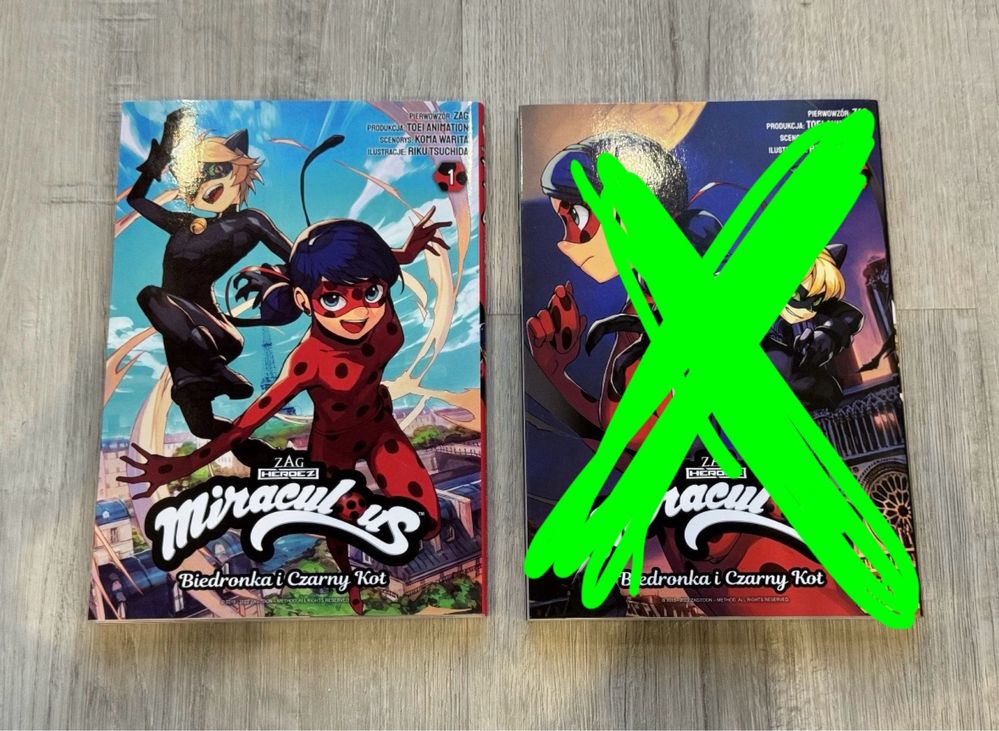 Miraculous biedronka i czarny kot manga 1