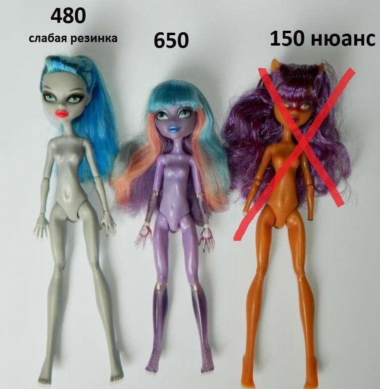 Запчасти куклы нюд  Монстер Хай Monster High