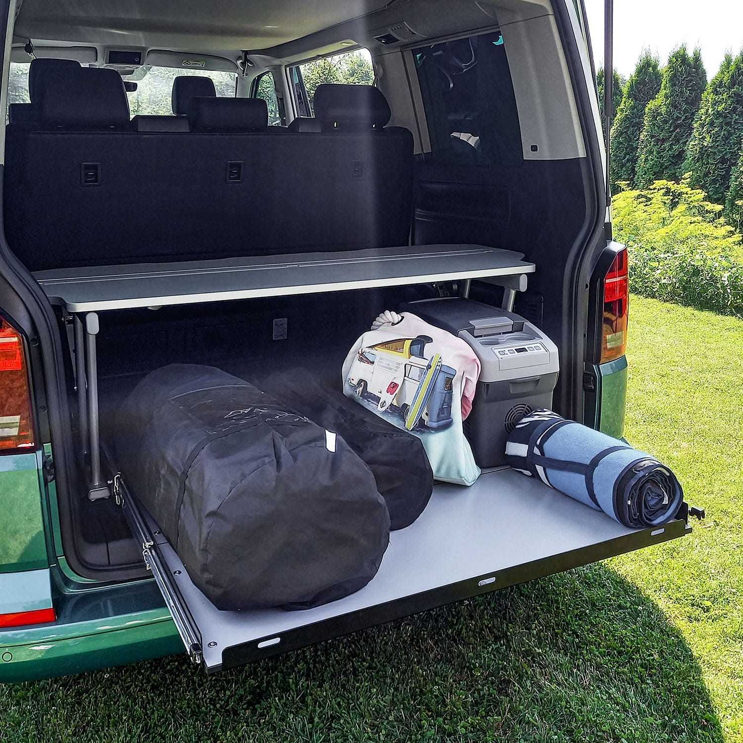 Wysuwana szuflada VW California multivan zabudowa california platforma