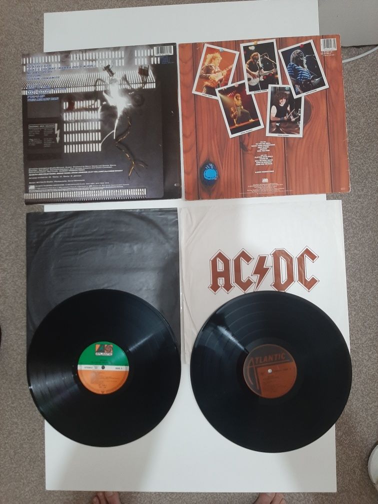 Płyty winylowe stare wydania z 1985/88 roku AC/DC estra stan po 150 zł