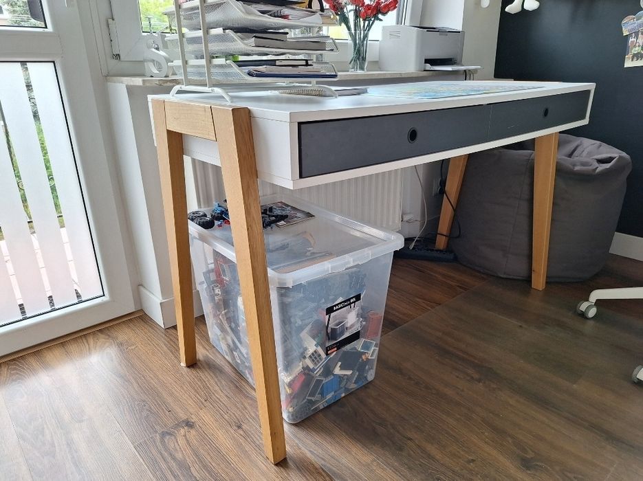 Meble dziecięce VOX zestaw łóżko piętrowe, komoda, biurko