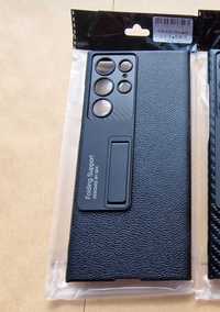 Чохол бампер шкіра Samsung S22 Ultra leather накладка веганська шкіра