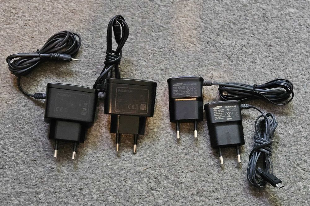 Ładowarki Retro Nokia Samsung oryginały ! Komplet !