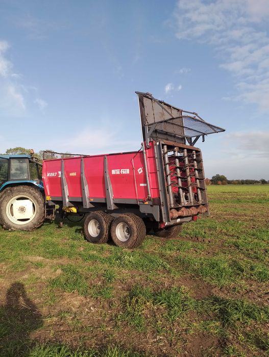 Rozrzutnik obornika wapna 8t 6t Metal Fach N267 Unia jeantil joskin