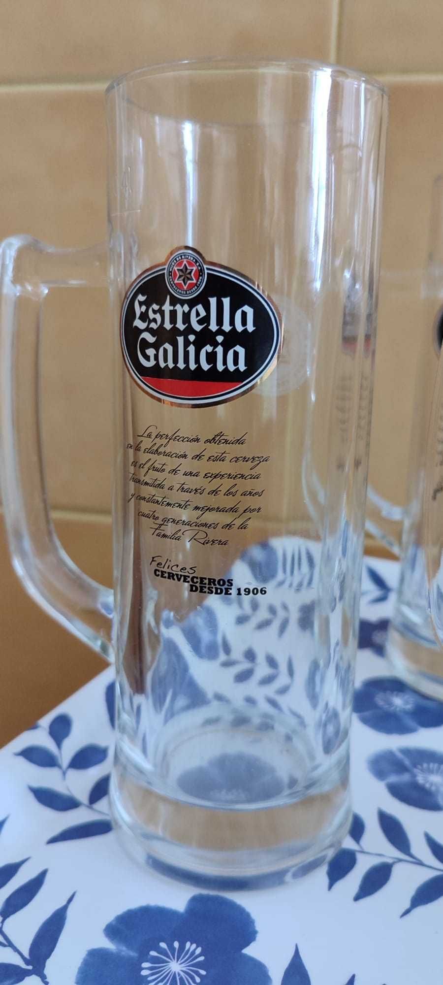 Canecas cerveja Estrella Galícia