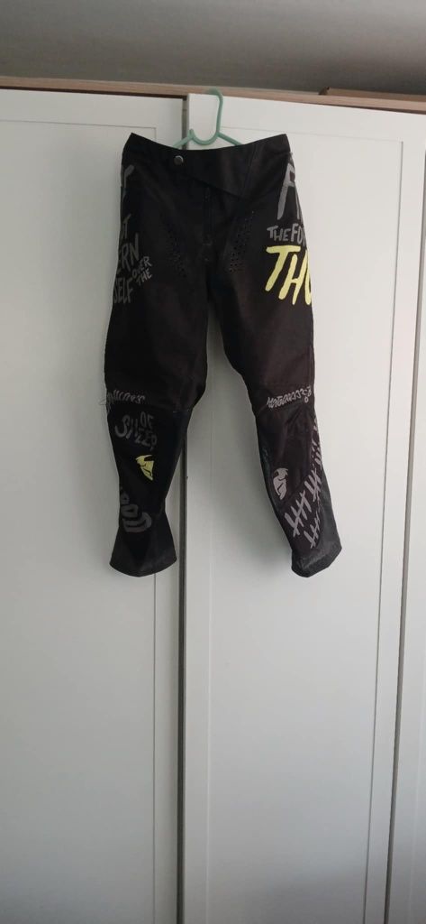 Spodnie motocyklowe cross enduro dziecięce Thor, r.28