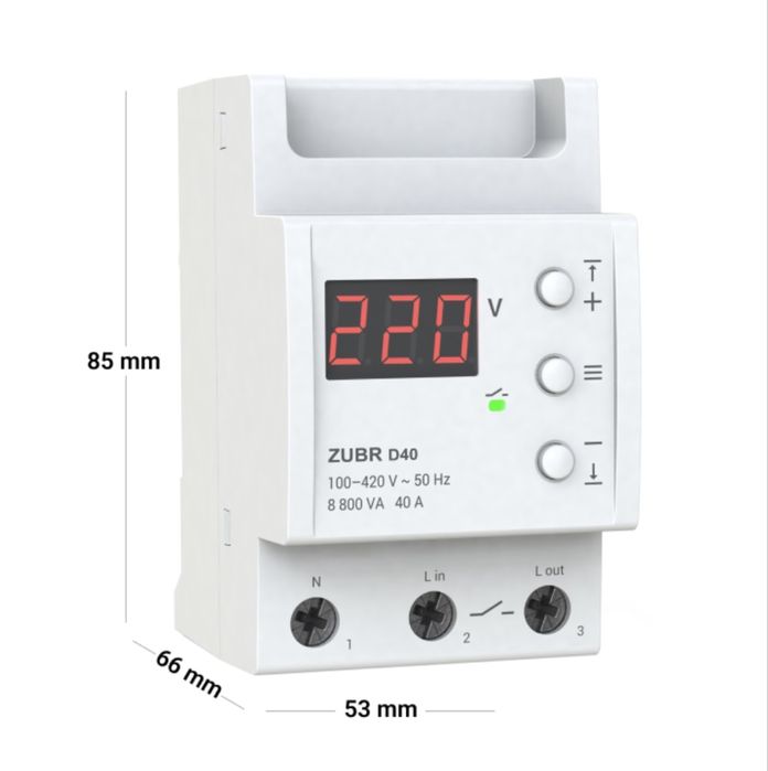 Реле напруги ZUBR D40