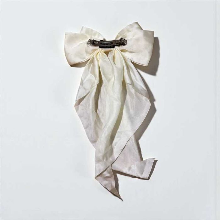 Kokardka kokarda ozdoba do włosów ecru